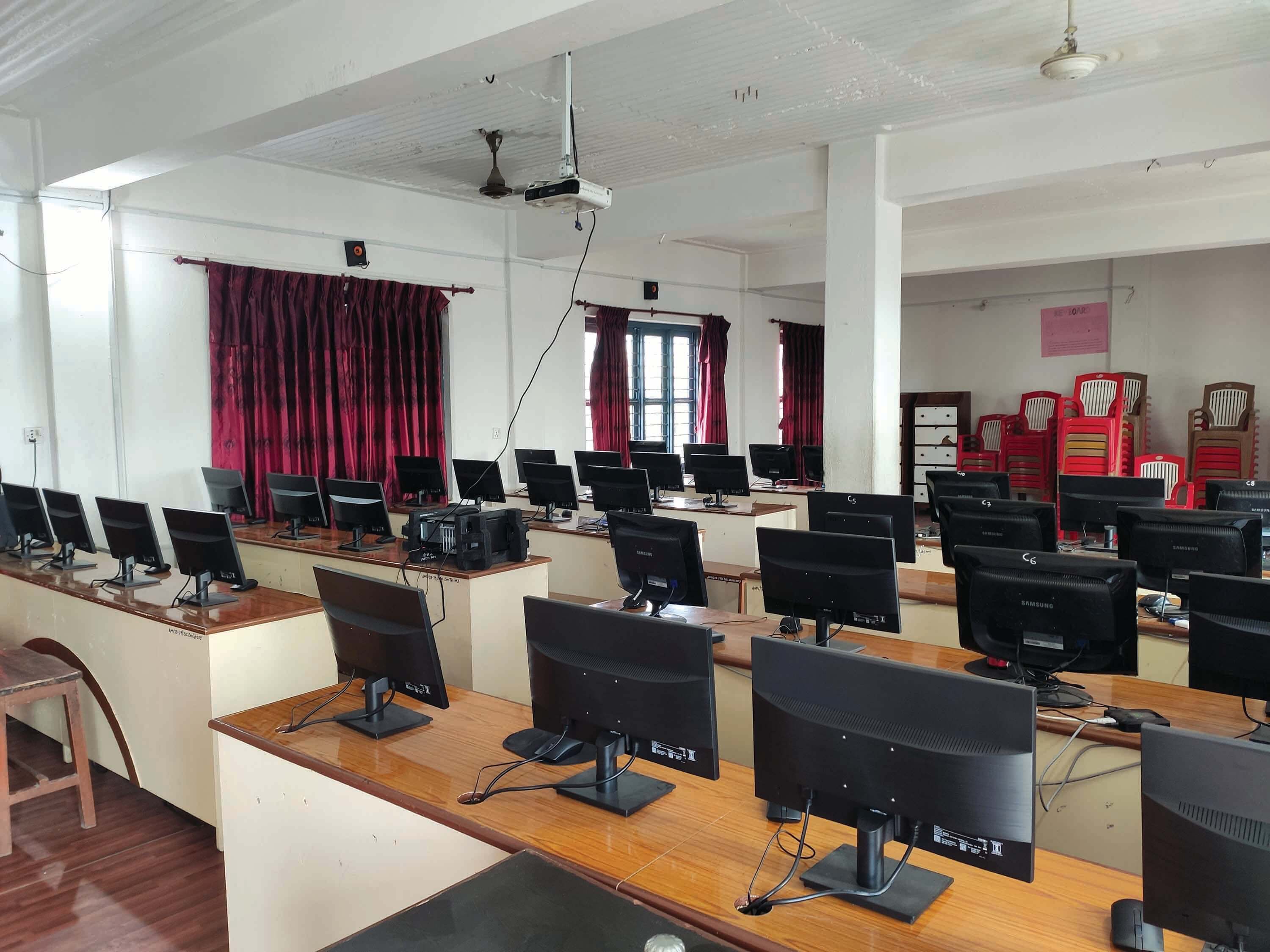 Construction of computer lab at Shree Amar Singh Secondary School, Pokhara