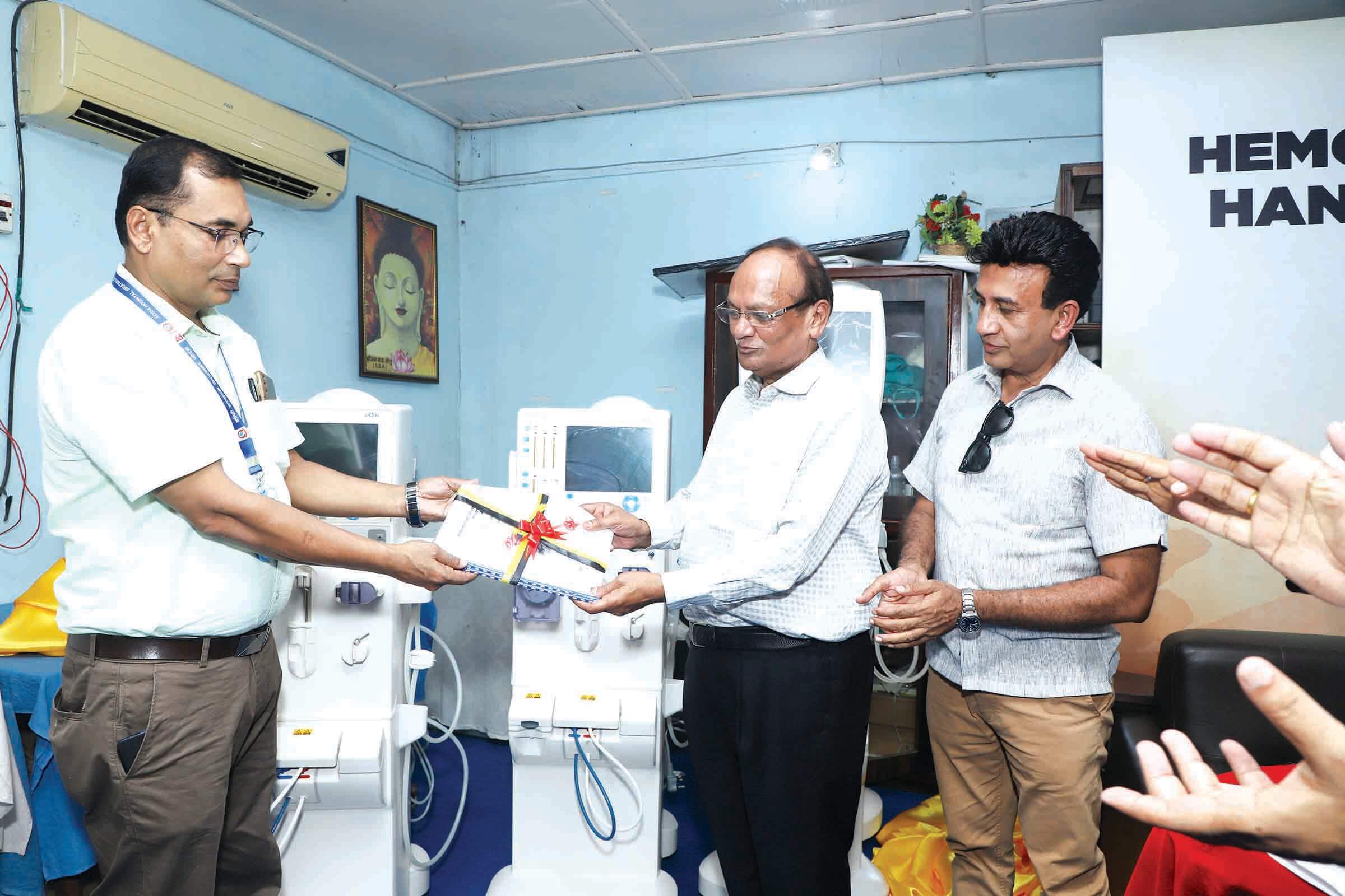 Handover of Hemodialysis machine to Koshi Hospital